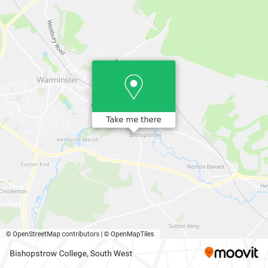 Bishopstrow College map