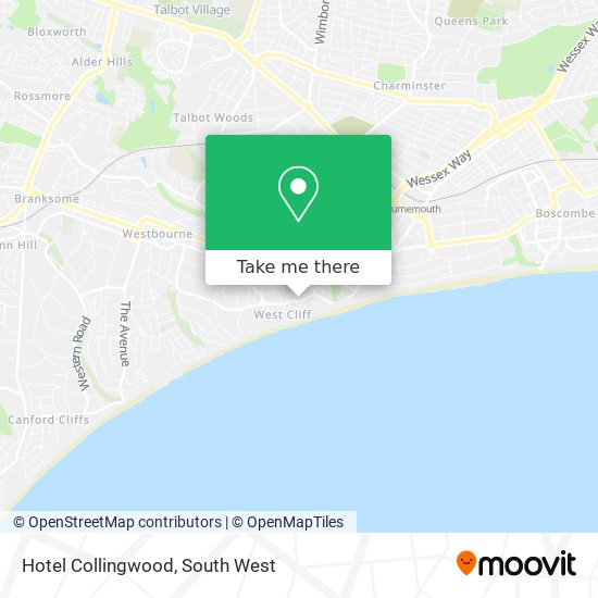Hotel Collingwood map