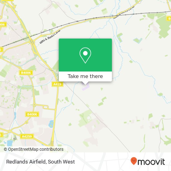 Redlands Airfield map
