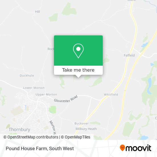 Pound House Farm map