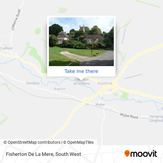 Fisherton De La Mere map