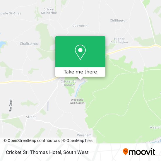 Cricket St. Thomas Hotel map