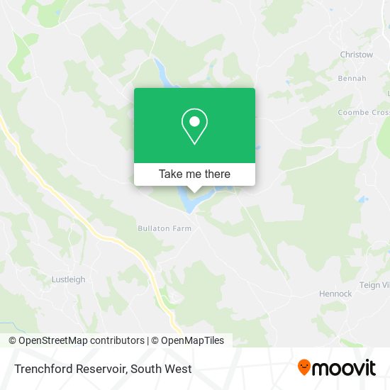 Trenchford Reservoir map