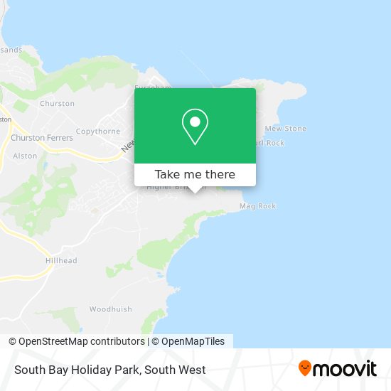 South Bay Holiday Park map