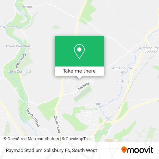 Raymac Stadium Salisbury Fc map