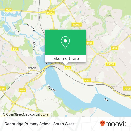 Redbridge Primary School map