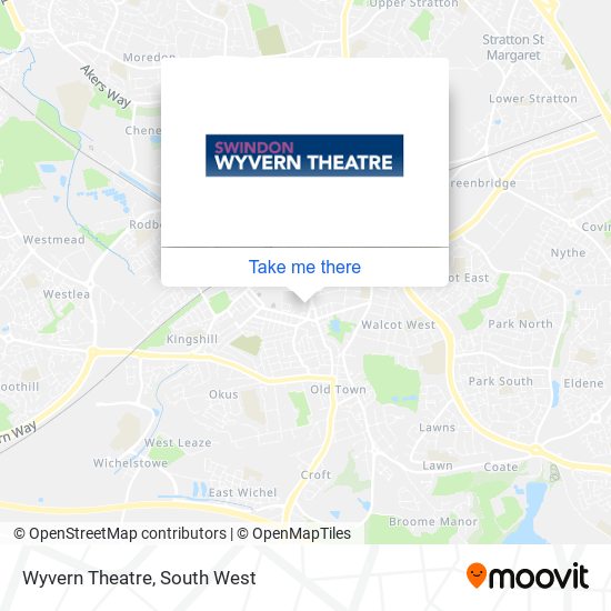 Wyvern Theatre map