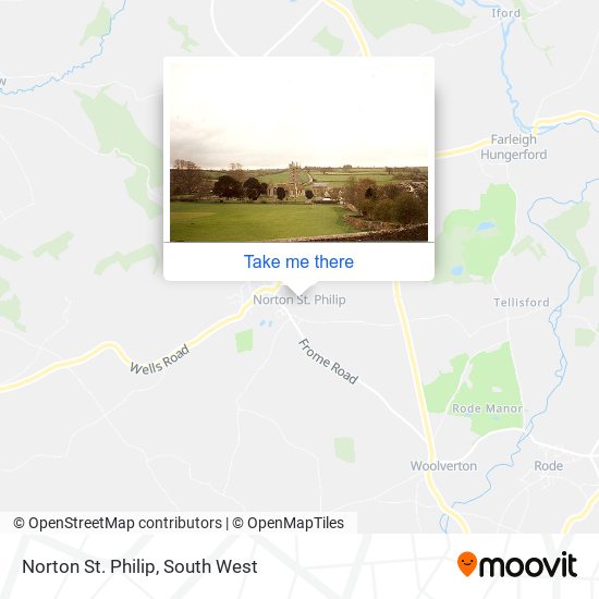 Norton St. Philip map