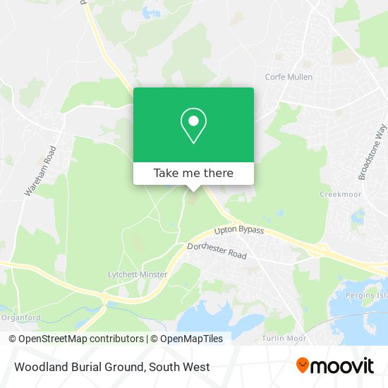 Woodland Burial Ground map