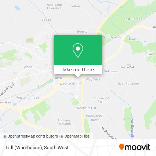 Lidl (Warehouse) map
