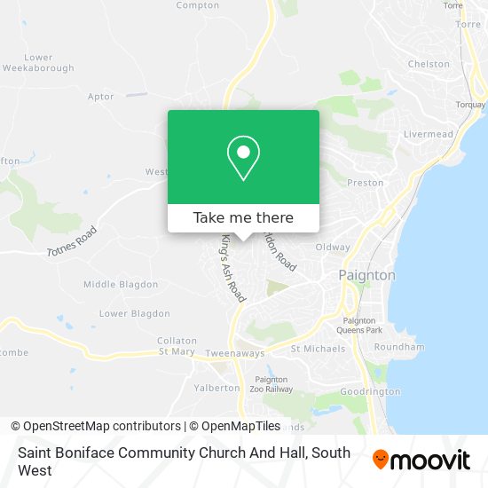 Saint Boniface Community Church And Hall map