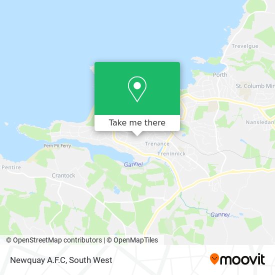 Newquay A.F.C map