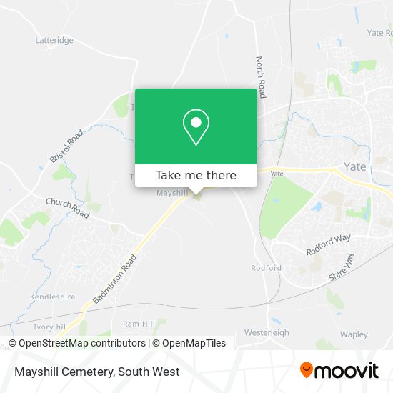 Mayshill Cemetery map