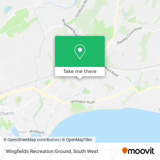 Wingfields Recreation Ground map
