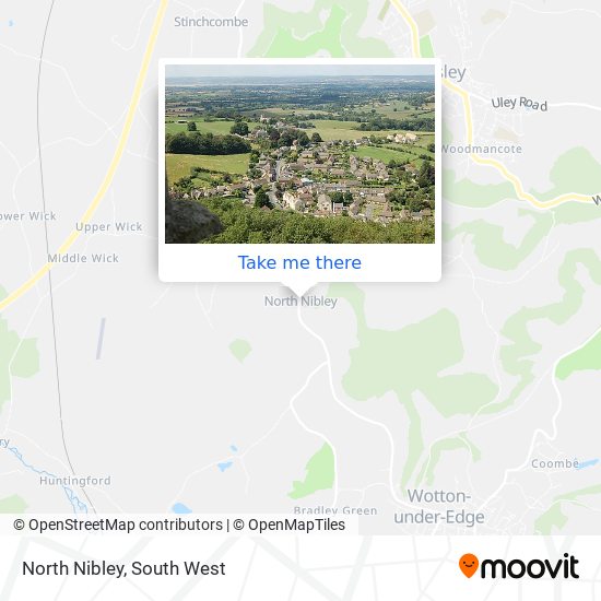 North Nibley map
