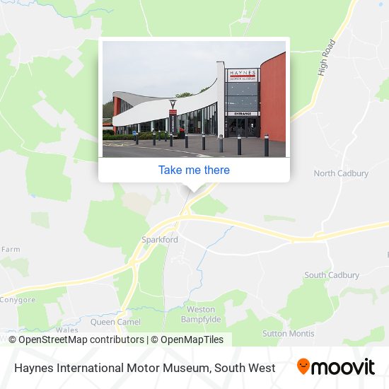Haynes International Motor Museum map