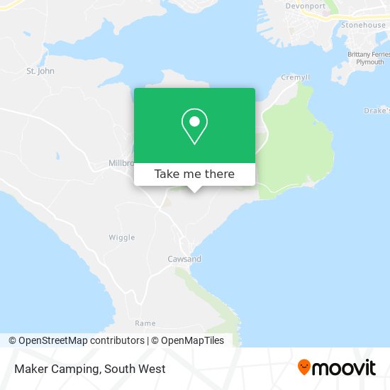 Maker Camping map