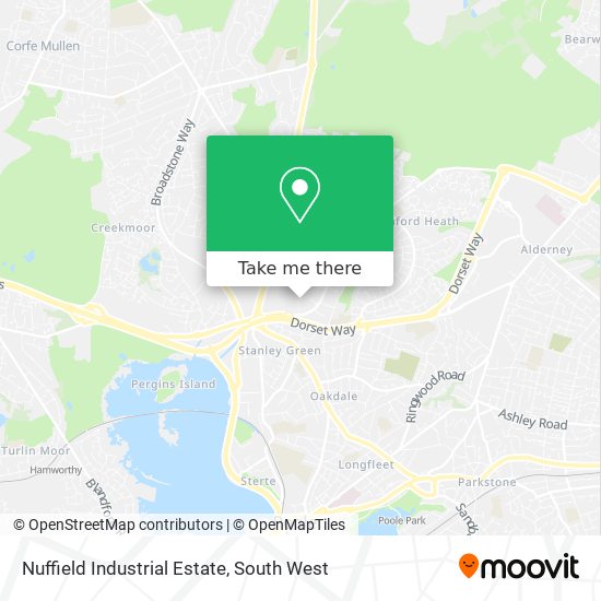 Nuffield Industrial Estate map