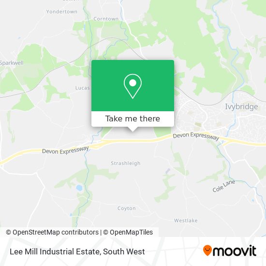 Lee Mill Industrial Estate map
