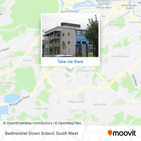 Bedminster Down School map