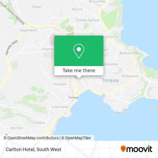 Carlton Hotel map