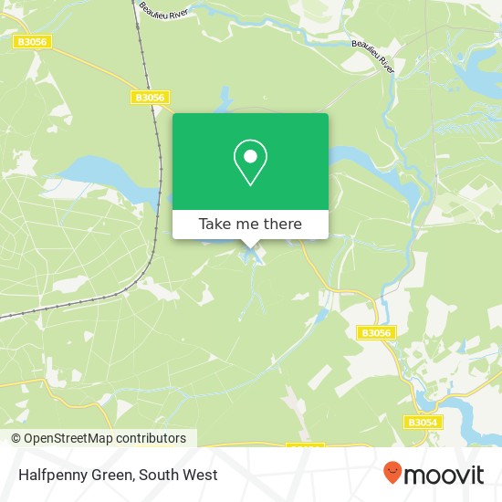 Halfpenny Green map