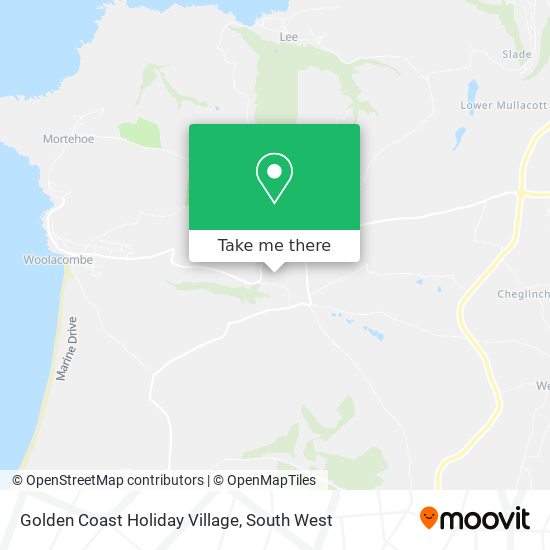 Golden Coast Holiday Village map