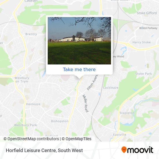 Horfield Leisure Centre map