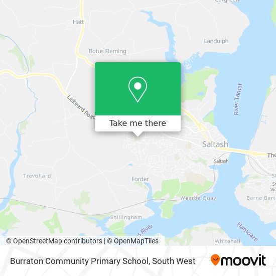 Burraton Community Primary School map