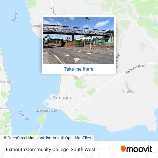 Exmouth Community College map