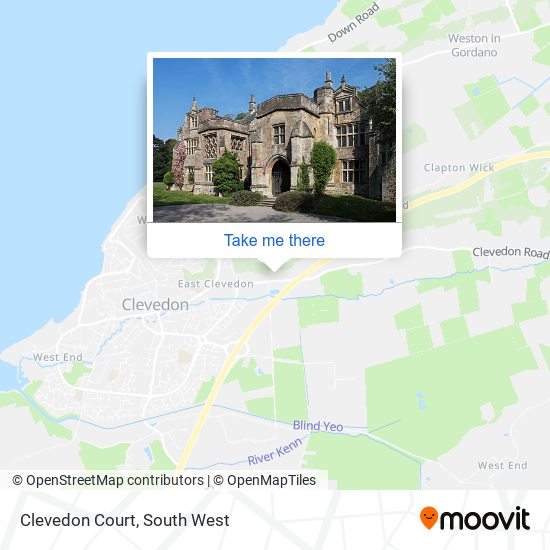 Clevedon Court map