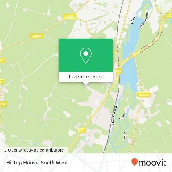 Hilltop House map