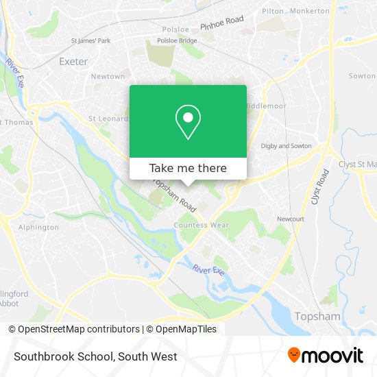 Southbrook School map