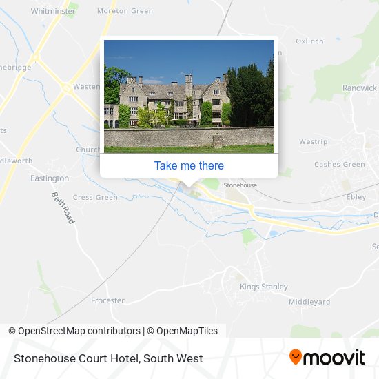 Stonehouse Court Hotel map