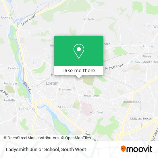 Ladysmith Junior School map