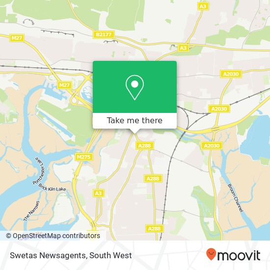 Swetas Newsagents map