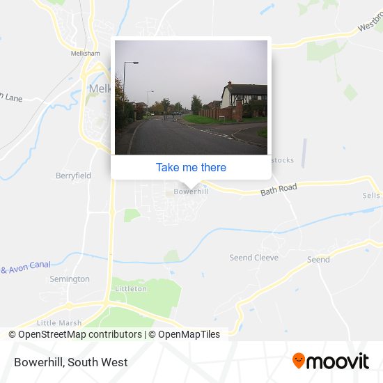 Bowerhill map