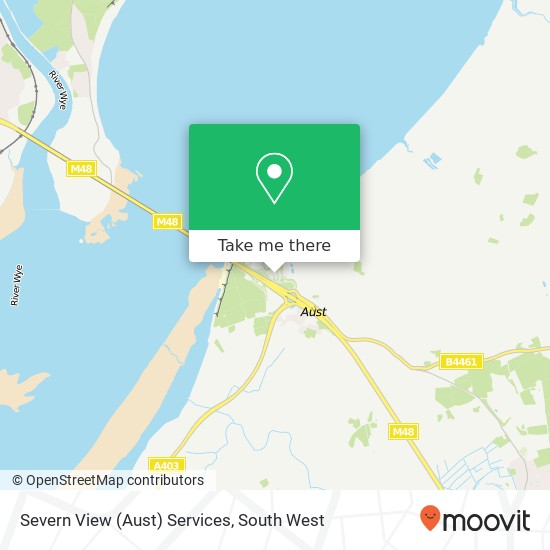 Severn View (Aust) Services map
