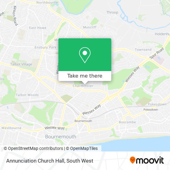 Annunciation Church Hall map