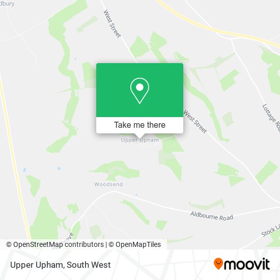 Upper Upham map