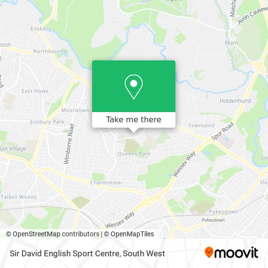 Sir David English Sport Centre map