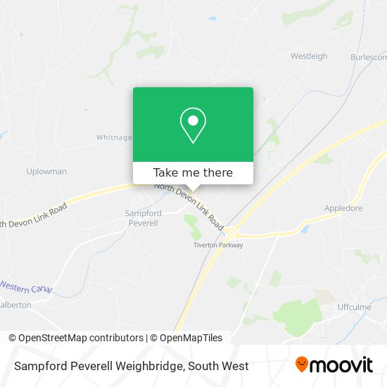 Sampford Peverell Weighbridge map