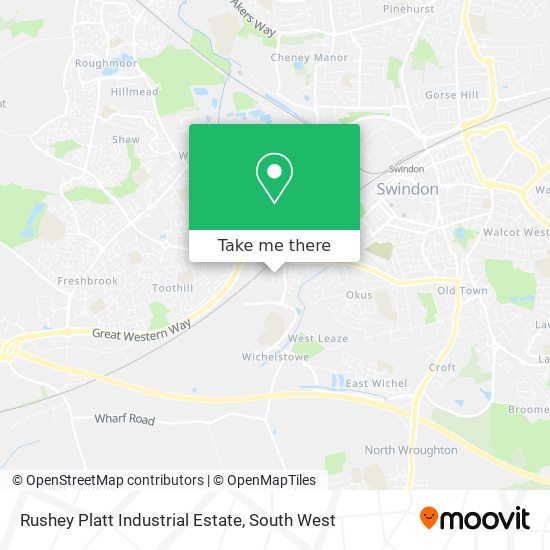 Rushey Platt Industrial Estate map