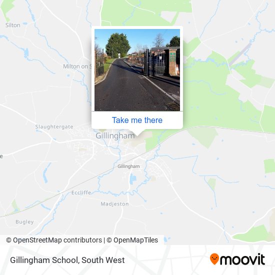 Gillingham School map