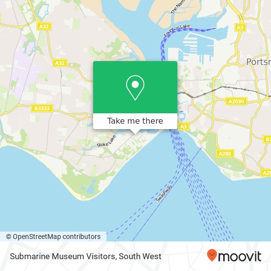 Submarine Museum Visitors map