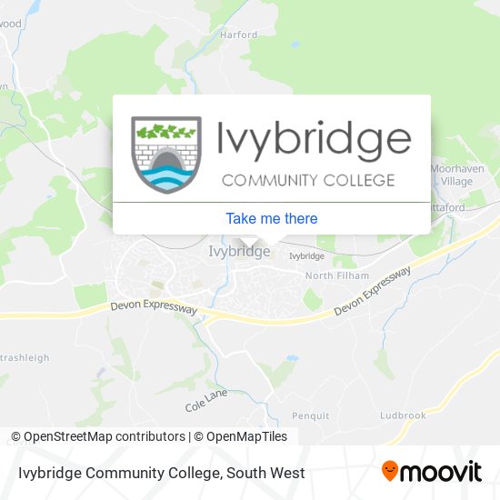 Ivybridge Community College map