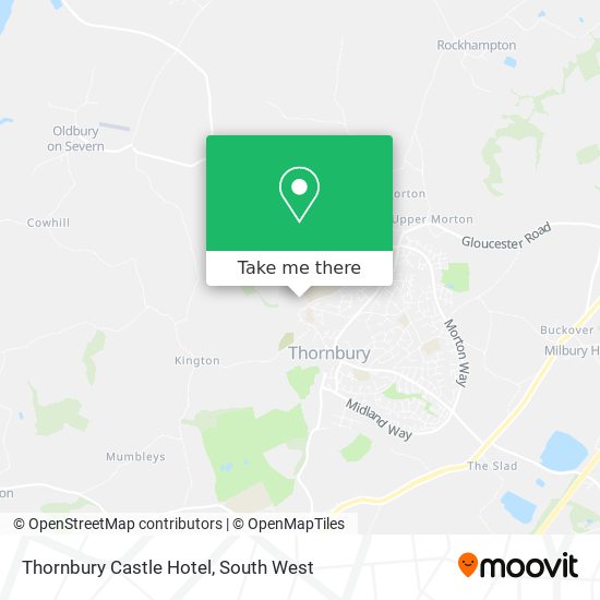 Thornbury Castle Hotel map