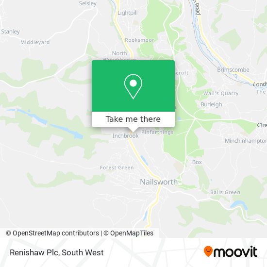 Renishaw Plc map
