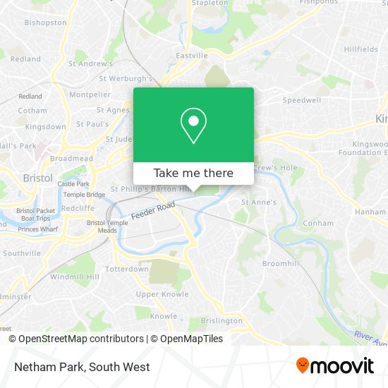 Netham Park map