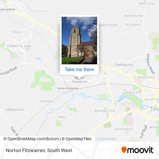 Norton Fitzwarren map